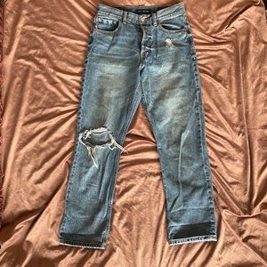 Aeropostale 90's Super High Rise Straight Jeans